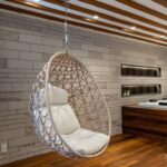 Suspended Rattan Swing